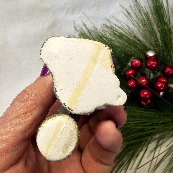 Vintge 3" Christmas Nativity Wise Man King Celluloid Hard Plastic Manger Wisemen - Picture 3 of 6